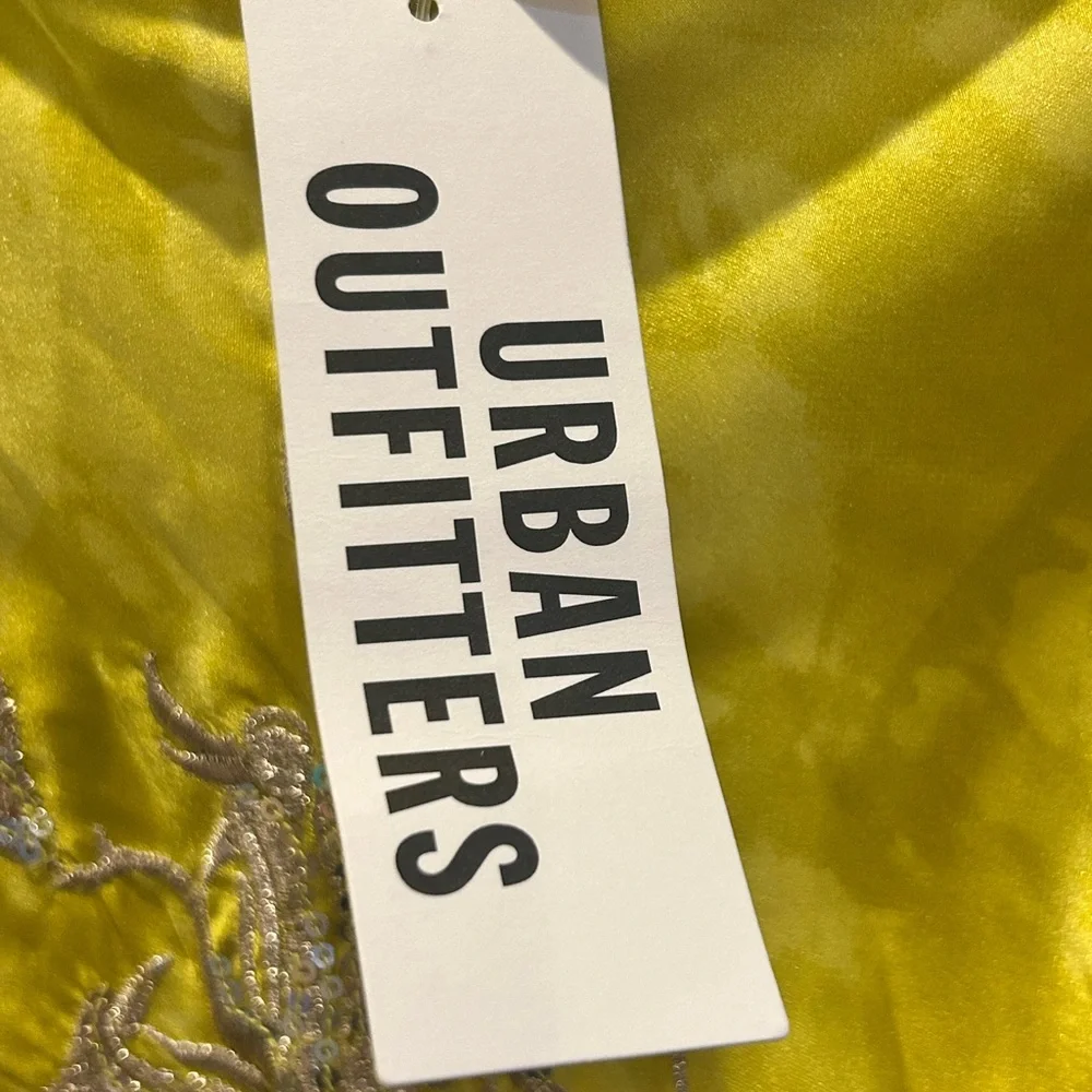 Urban Outfitters Yellow Dress with Dragon Embroidery - Picture 9 of 11
